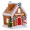 Mr. Christmas Mr. Christmas LED Brown Ceramic Gingerbread House Christmas Village 7 in. 10903AC - alternate 3